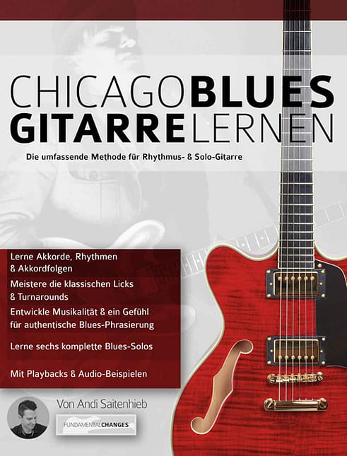Buchcover Chicago Bluesgitarre lernen